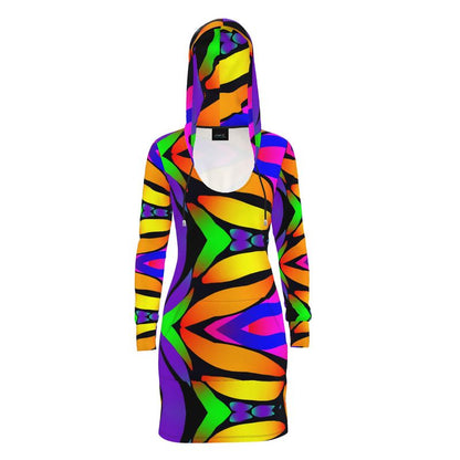 "Butterfly Rainbow" Hoody Dress