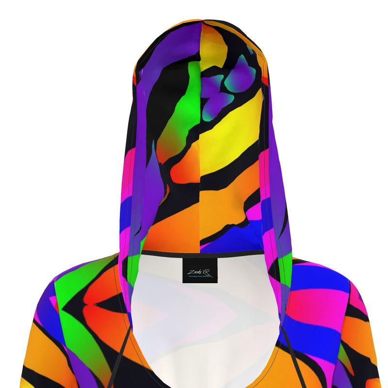 "Butterfly Rainbow" Hoody Dress