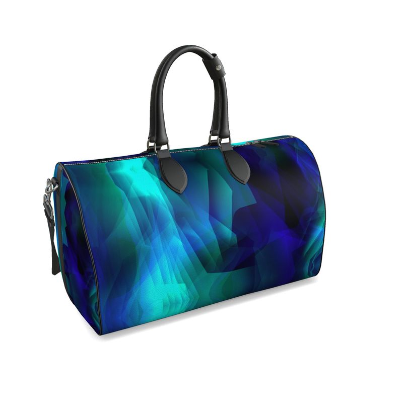 "Boulder Opal" Bubble Nappa Leather Duffle Bag (Large)