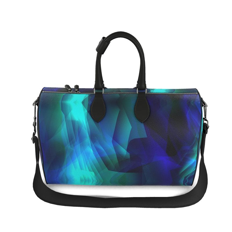 "Boulder Opal" Bubble Nappa Leather Duffle Bag (Large)