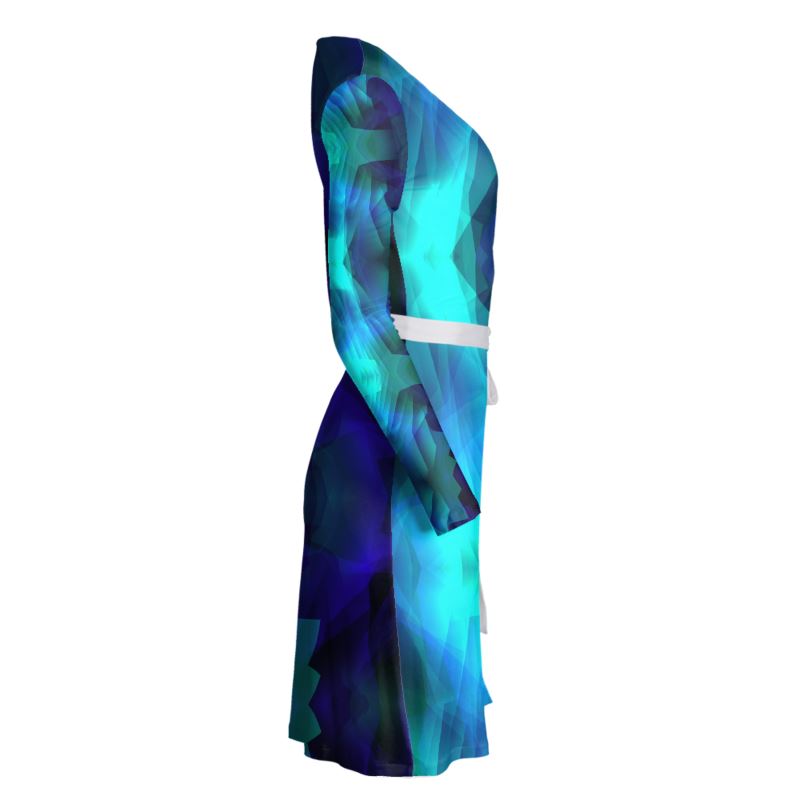 "Boulder Opal" Wrap Dress