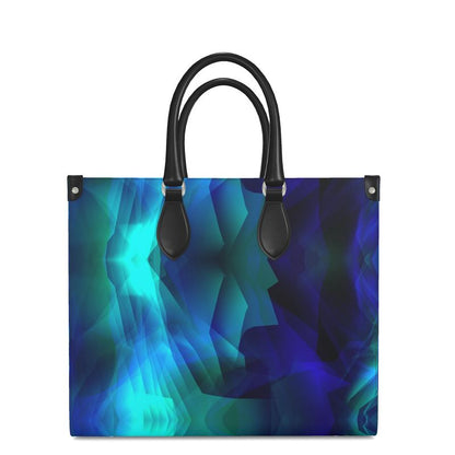 Large "Boulder Opal" Smooth Nappa Leather Shopper Bag (Large)