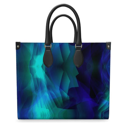 Large "Boulder Opal" Smooth Nappa Leather Shopper Bag (Large)