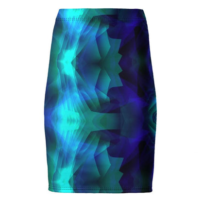 "Boulder Opal" Custom Pencil Skirt