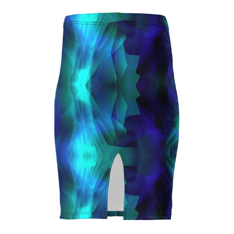 "Boulder Opal" Custom Pencil Skirt