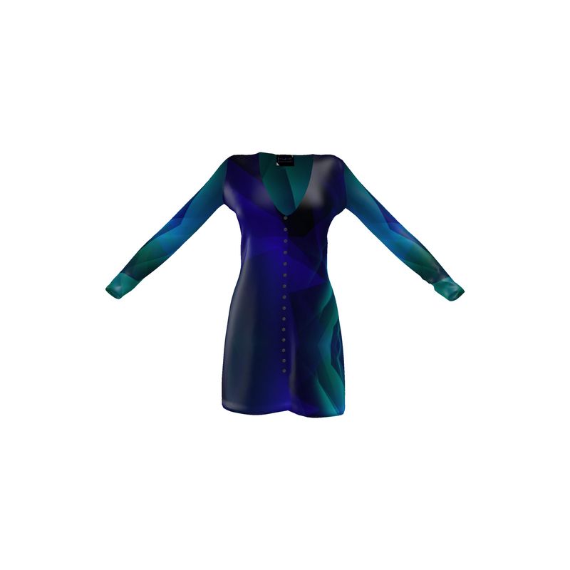 "Boulder Opal" Custom Ladies Cardigan - ZandyXR The Unique VR Art Boutique