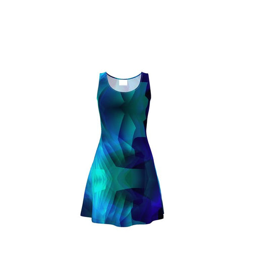 "Boulder Opal" Skater Dress - ZandyXR The Unique VR Art Boutique