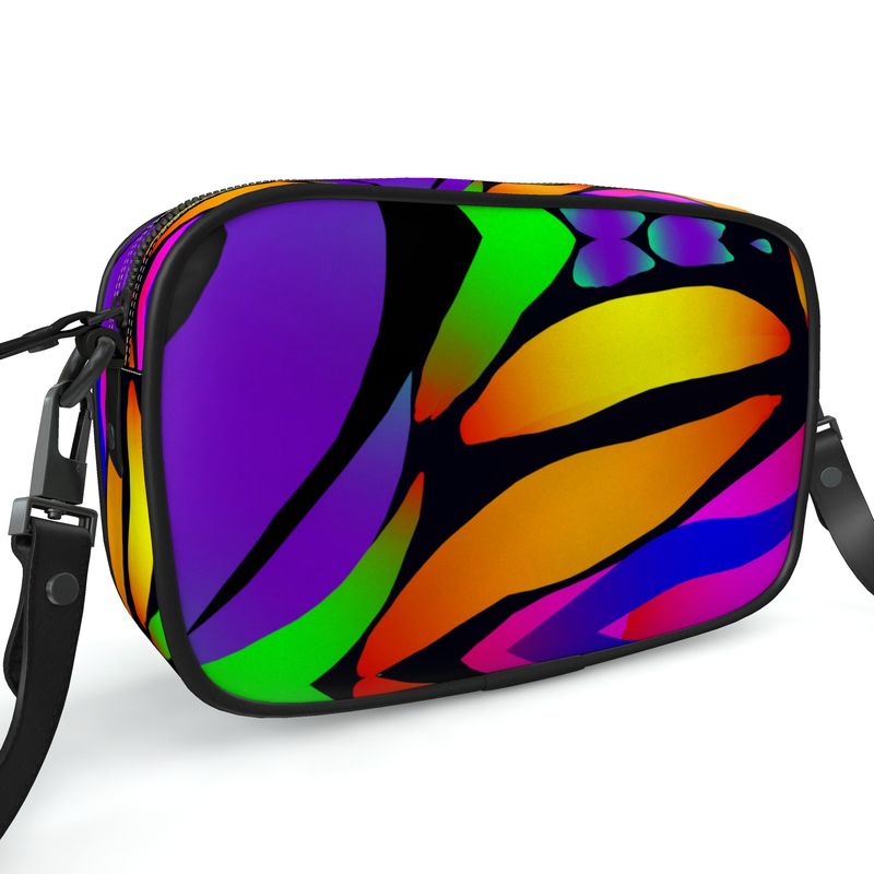 "Butterfly Rainbow" Custom Camera Bag - ZandyXR The Unique VR Art Boutique