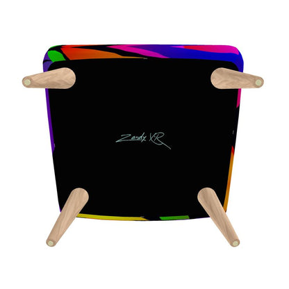 "Butterfly Rainbow" Occasional Chair - ZandyXR The Unique VR Art Boutique