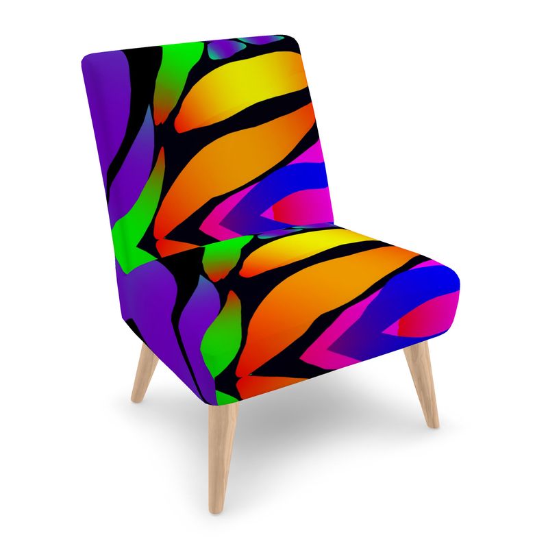 "Butterfly Rainbow" Occasional Chair - ZandyXR The Unique VR Art Boutique