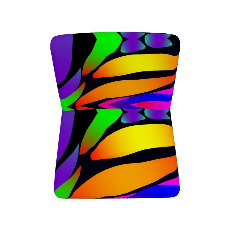 "Butterfly Rainbow" Occasional Chair - ZandyXR The Unique VR Art Boutique