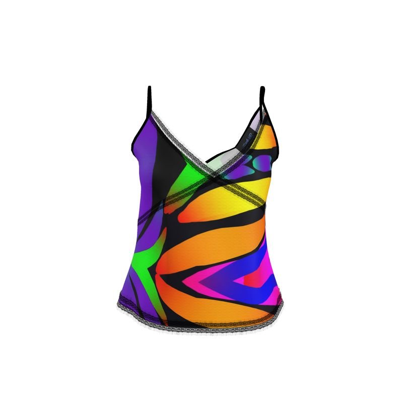 "Butterfly Rainbow" Satin Cami - ZandyXR The Unique VR Art Boutique