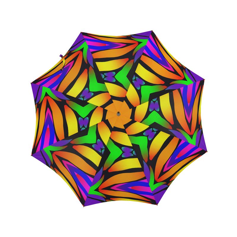 "Butterfly Rainbow" Umbrella - ZandyXR The Unique VR Art Boutique