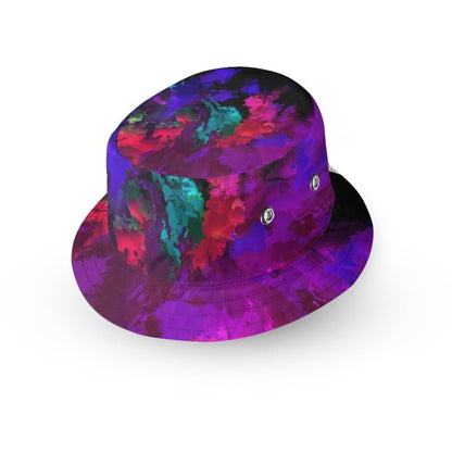 "Chromatic Release" Custom Narrow Brim Bucket Hat - ZandyXR The Unique VR Art Boutique