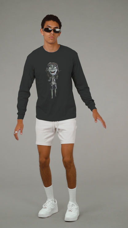 Zoe the Zombie Unisex Jersey Long Sleeve Tee