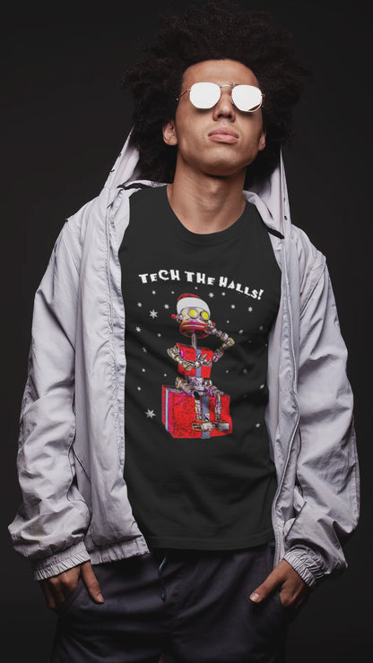 Tech the Halls!  Unisex Heavy Cotton Tee