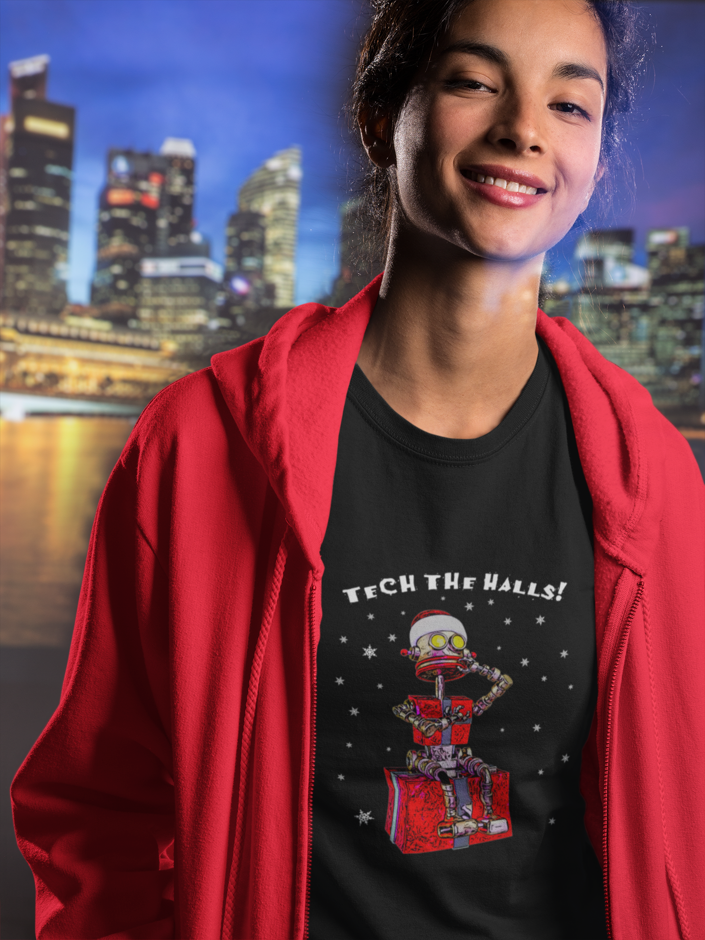 Tech the Halls!  Unisex Heavy Cotton Tee