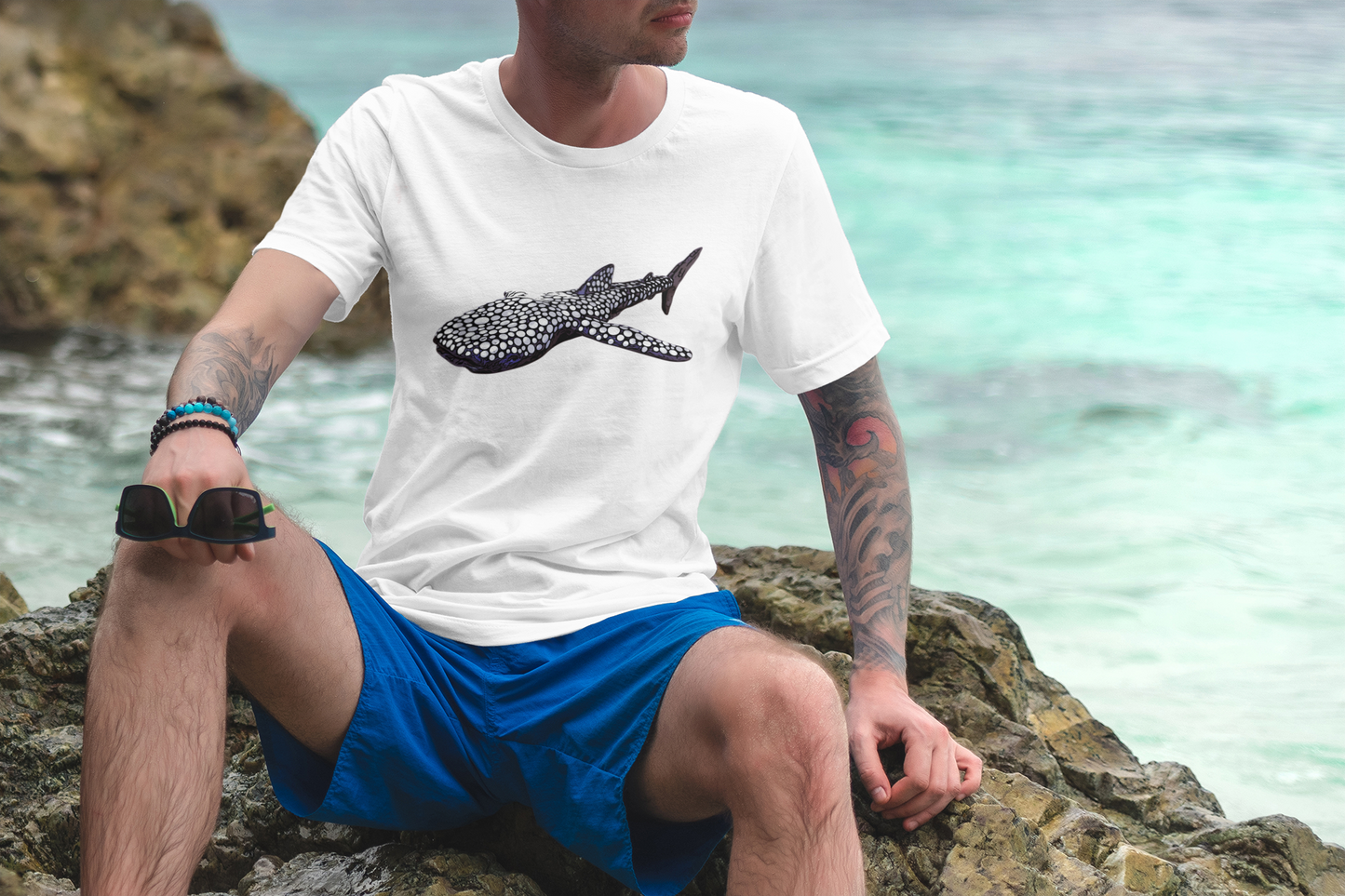 Whale Shark Unisex Heavy Cotton Tee