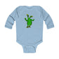 Green Alien Infant Long Sleeve Bodysuit