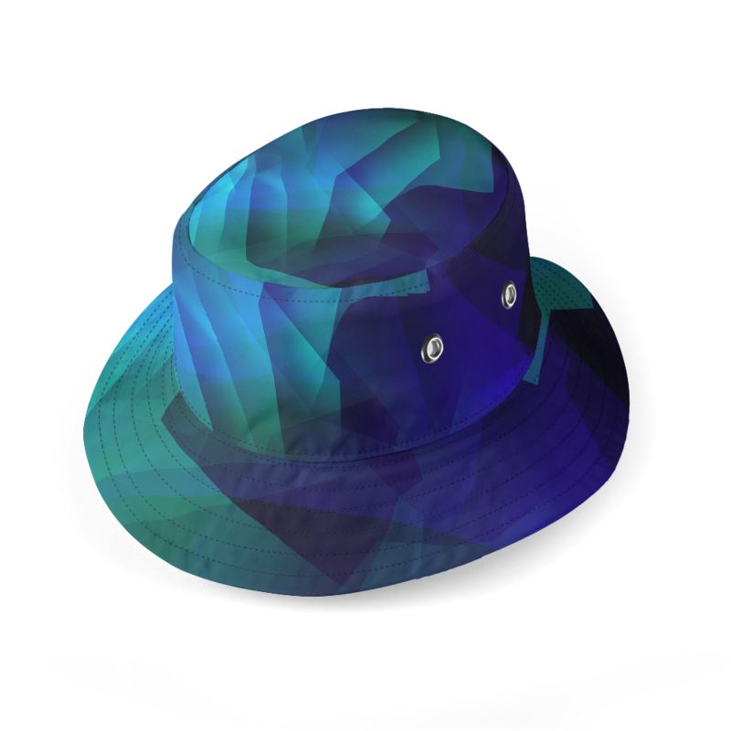 "Boulder Opal" Wide Brim Custom Bucket Hat