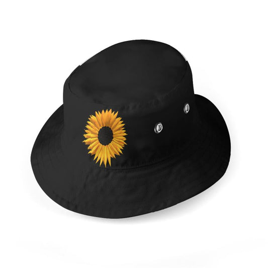 "Sunflower Dreams" Custom Wide Brim Bucket Hat