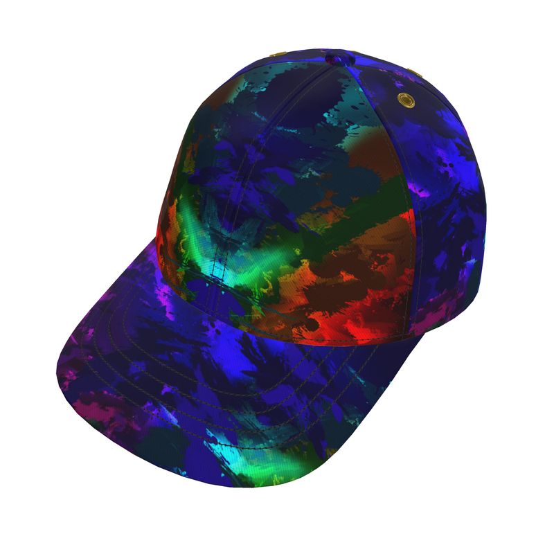 "Rainbow Color Explosion" Baseball Cap