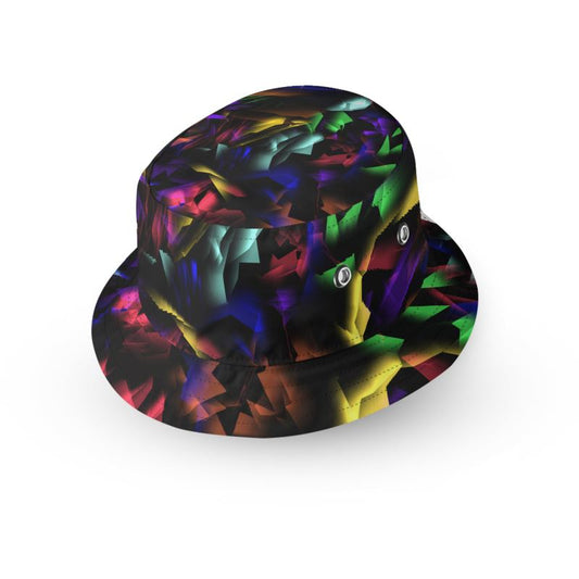 "Virgin Rainbow Opal" Custom Narrow Brim Bucket Hat