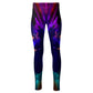 "Rainbow Color Explosion" Designer Custom High Waisted Leggings