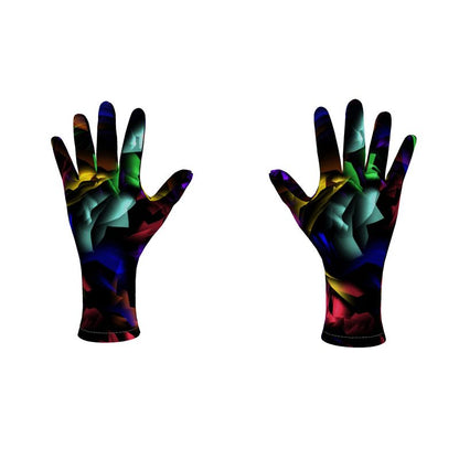 "Virgin Rainbow Opal" Fleece Gloves