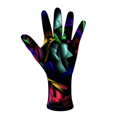 "Virgin Rainbow Opal" Fleece Gloves