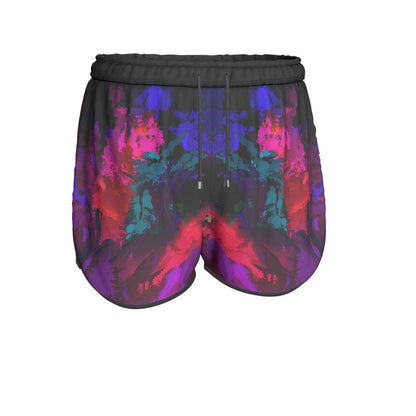 "Chromatic Release" Custom Womens Running Shorts