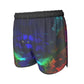 "Rainbow Color Explosion" Custom Running Shorts