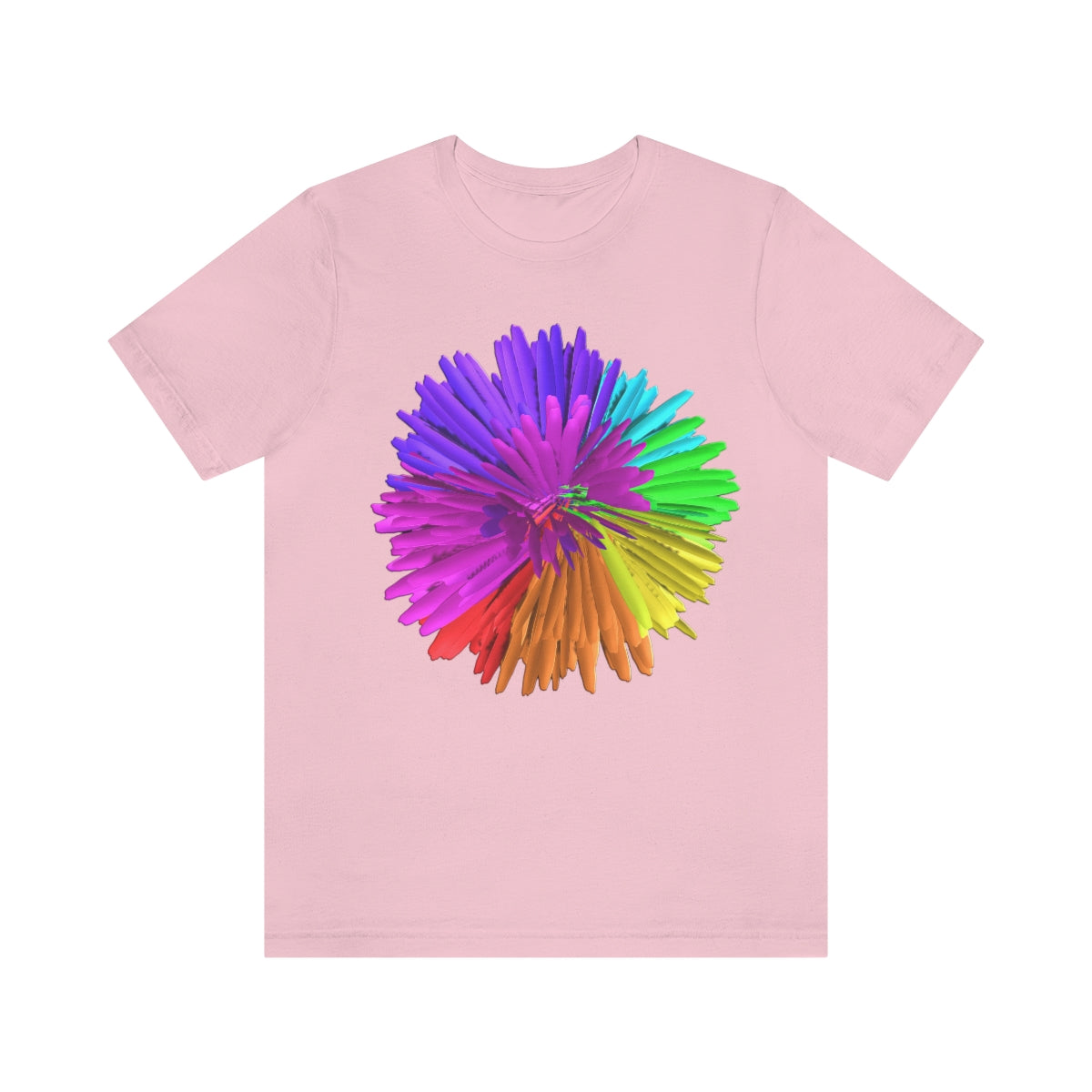 Rainbow Chrysanthemum Jersey Short Sleeve Tee