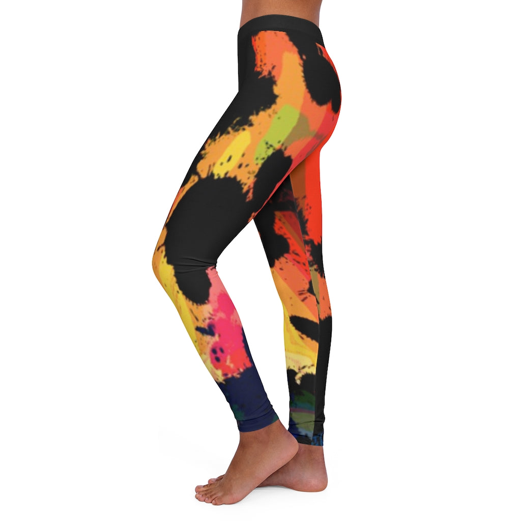 Solar "Color Implosion" Women's Spandex Leggings