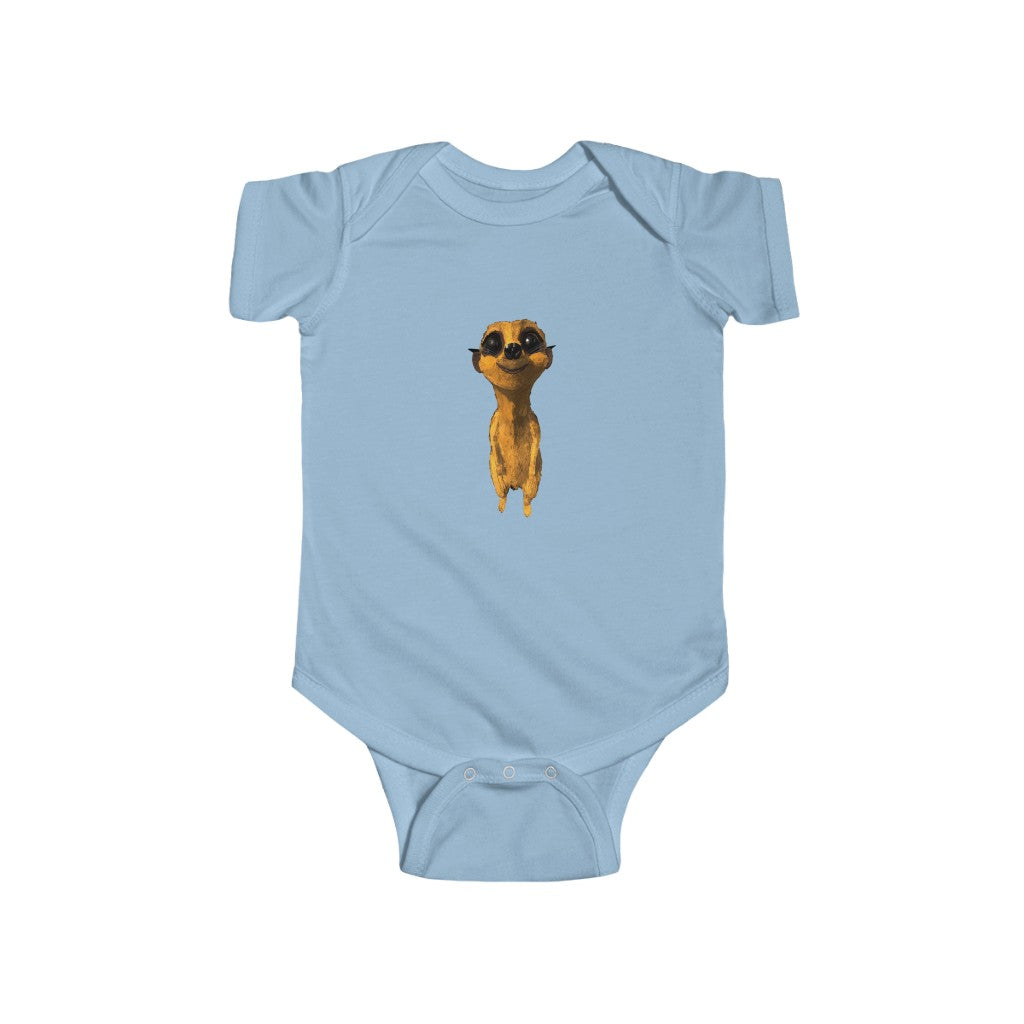 Meerkat Infant Fine Jersey Bodysuit