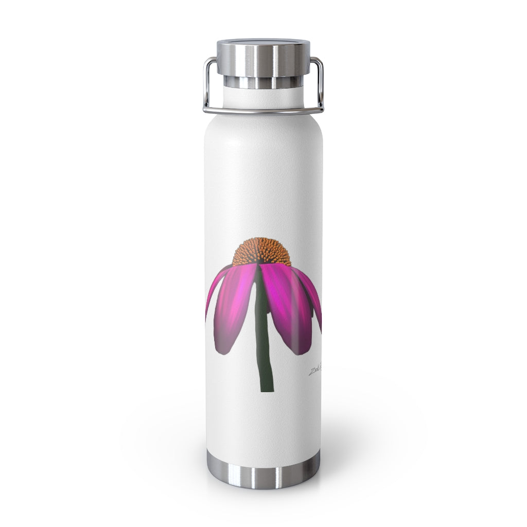 Echinacea Purple Coneflower 22oz Vacuum Insulated Bottle