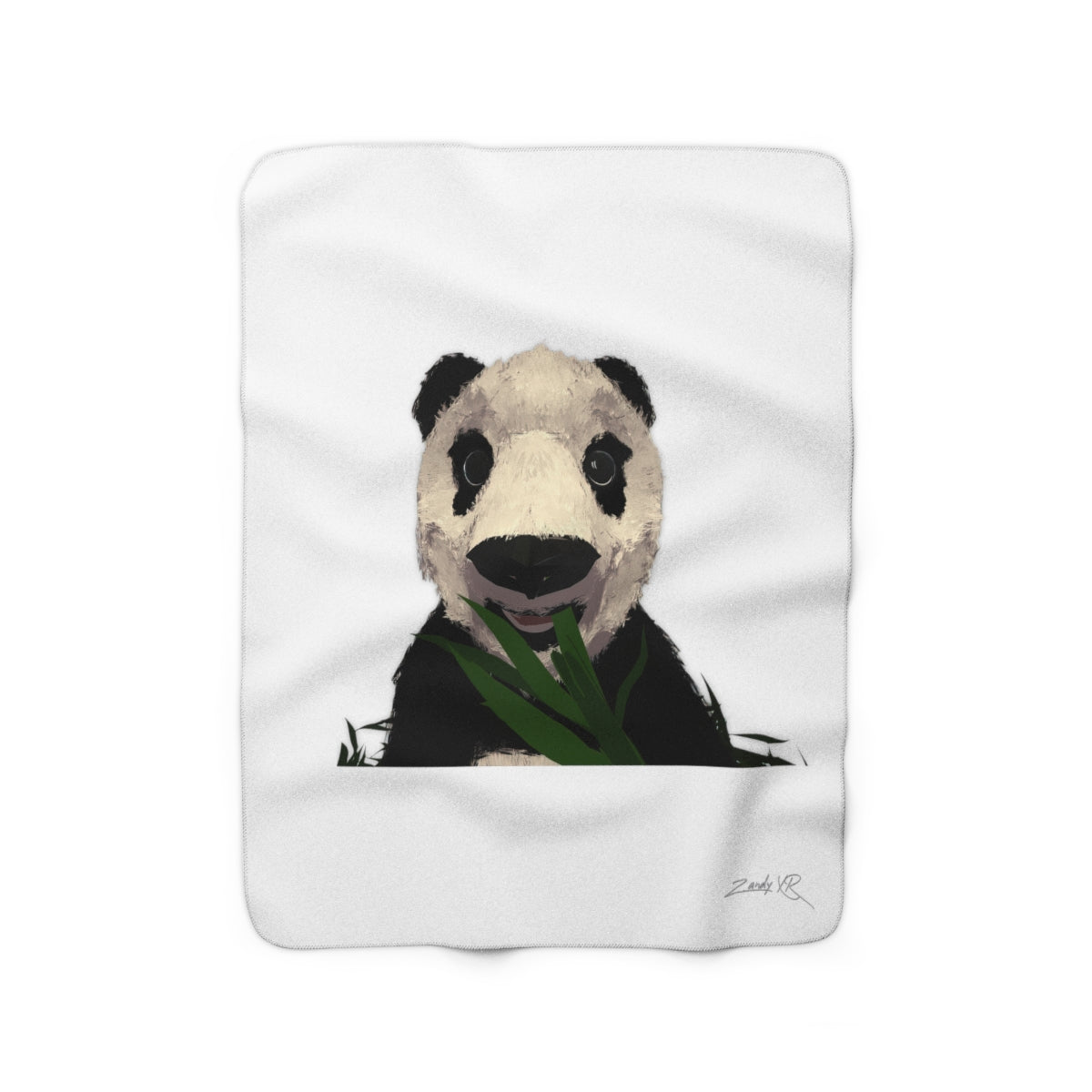 Panda Sherpa Fleece Blanket