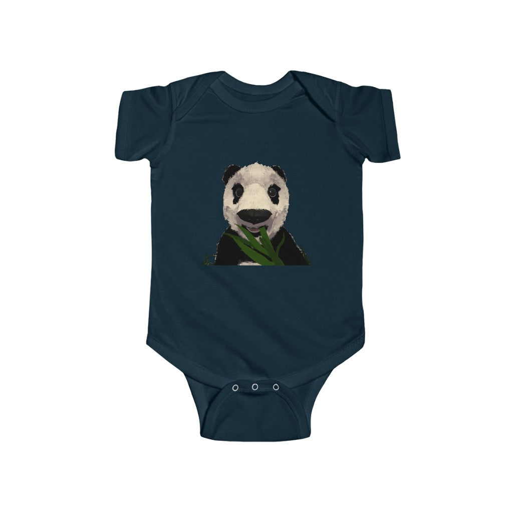 Panda Infant Fine Jersey Bodysuit
