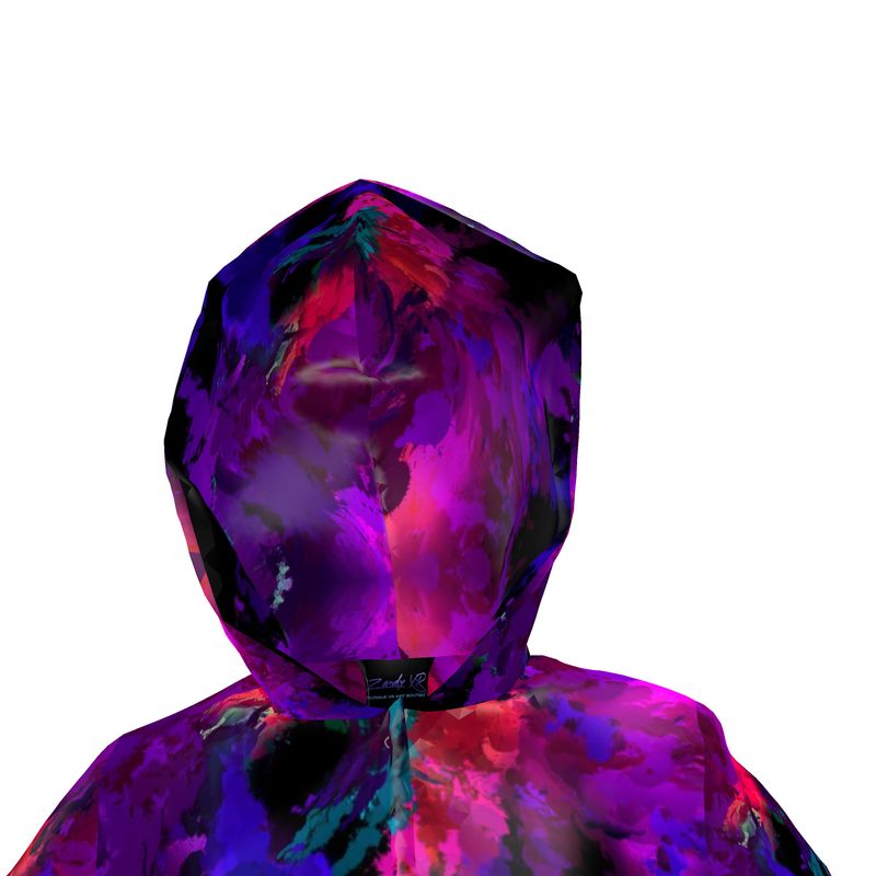 "Chromatic Release" Women's Hooded Breathable Rain Jacket