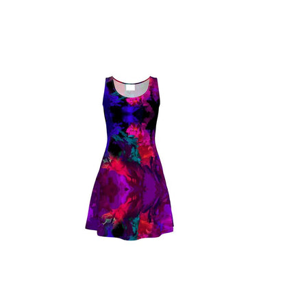 " Chromatic Release" Skater Dress