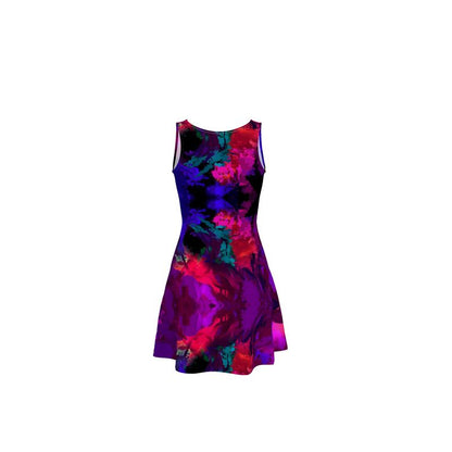 " Chromatic Release" Skater Dress