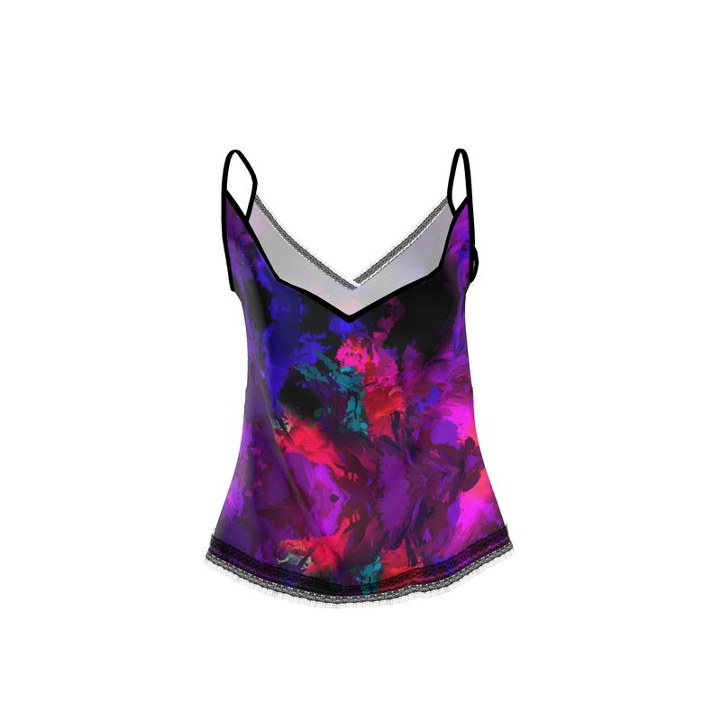 "Chromatic Release" Satin Cami