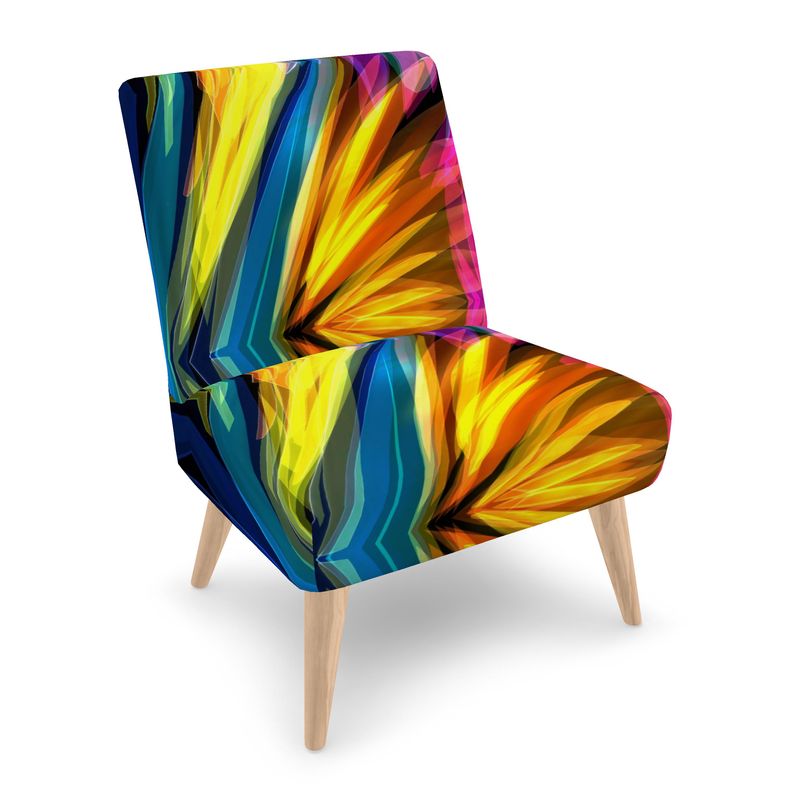 "Glass Butterfly" Occasional Chair
