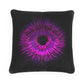 16" Square "Floral Glitch" Designer Custom Pillows