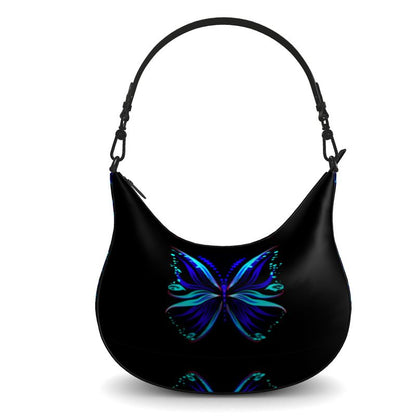 "Flutter" Custom Curve Hobo Bag