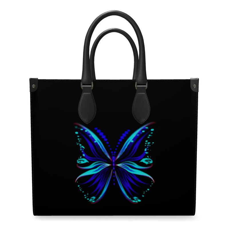 Large "Flutter" Smooth Nappa Leather Shopper Bag