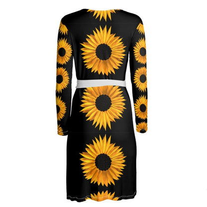 "Sunflower Dreams" Wrap Dress