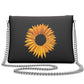"Sunflower Dreams" Custom Crossbody Bag With Chain