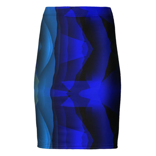 "Labradorite" Custom Pencil Skirt