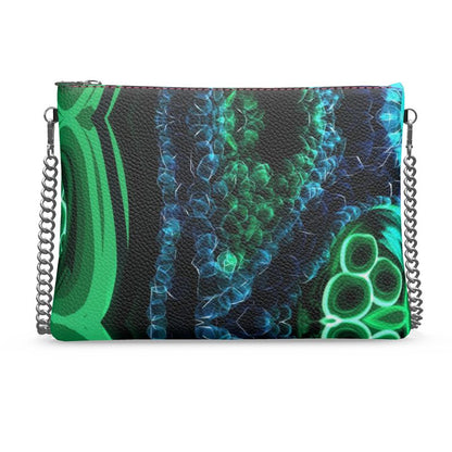 "Malachite" Custom Crossbody Bag With Chain